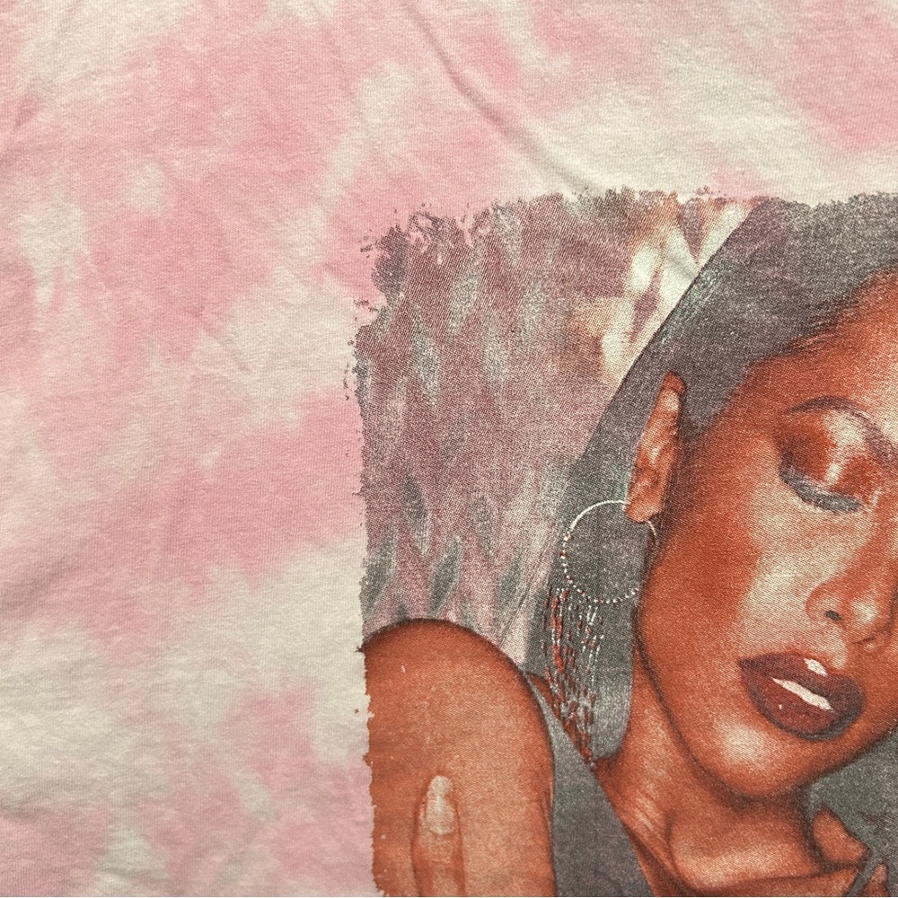 Aaliyah Pink Tie Dye Graphic Tshirt Size Large - "Ashlee" - Picture 7 of 16
